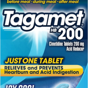 Tagamet Acid Reducer for Effective Heartburn Relief - 200mg, 30 Count