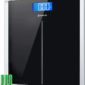 High Precision Digital Bathroom Scale – Large LCD Display, 6mm Tempered Glass, Accurate Weight Measurement Up to 400 lbs – Home Use Weighing Machine