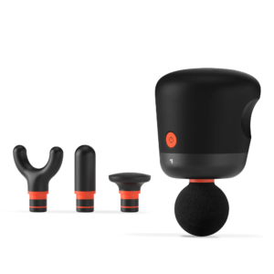 Portable Recovery Companion: Palm Percussion Massager with Adjustable Power