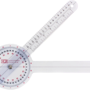 Plastic 12" Goniometer 360 Degree ISOM
