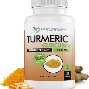 High Strength Curcumin Complex - BioActive Formula with 750mg Organic Black Pepper Boost