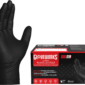 HD Black Nitrile Gloves - Latex-Free Mechanics Gloves