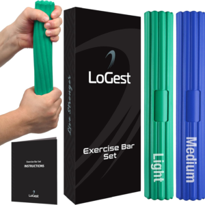 Twist Hand Exerciser Bars for Physical Therapy - Relieves Tendonitis Pain & Improve Grip Strength - Tennis Elbow, Golfer'S Elbow, Tendonitis, Wrist, Forearms Pain Relief Hand Therapy Bar