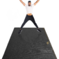 Extra Wide Cardio Mat: Perfect for Plyo, MMA, Jump Rope, and Weights (6'X4'/5'/6')