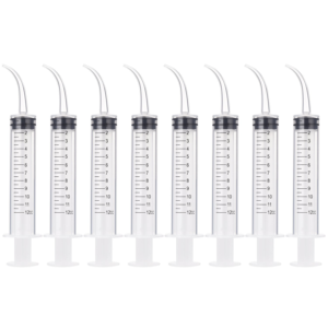 Dental Irrigation Syringe - 12cc - 8-Pack
