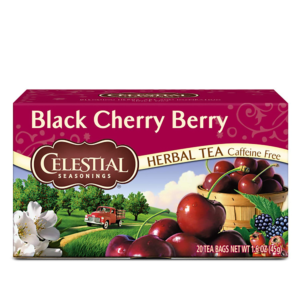 Herbal Tea, Black Cherry Berry, 20 Count (Pack of 6)