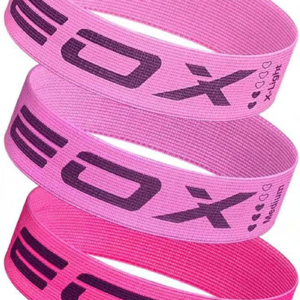 Non-Slip Resistance Workout Bands – Fabric Loop Bands for Legs, Glutes, and Butt Training – 5 Resistance Levels (Pink)