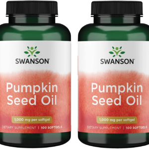 NutraRich™ Pumpkin Oil Softgels - 200,000mg EFAs in Every Pack - 1000mg High Bioavailability