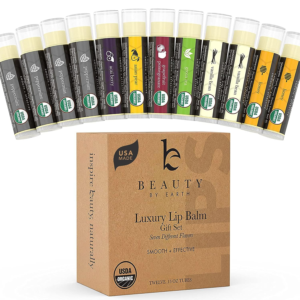 Botanical Lip Balm Kit: 12 All-Natural Lip Restoratives for Cracked Lips