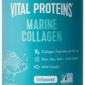 Marine Collagen Peptides Powder Supplement for Skin Hair Nail Joint - Hydrolyzed Collagen - 12G per Serving - 7.8 Oz Canister