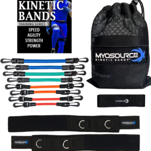 Elite Athletic Resistance Bands for Speed & Agility | Fitness Training Kit with 4 Adjustable Levels, Pro Stretch Strap & Digital Training Access for All Ages