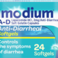 Imodium Anti-Diarrheal Softgels - 24 Count for Effective Relief from Acute Diarrhea