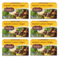 Jammin' Lemon Ginger Herbal Tea, Caffeine Free, 20 Tea Bags Box, (Pack of 6)