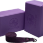 Eco-Friendly Non-Slip Yoga Mat – 1/4" Thick Pilates Exercise Mat with Carrying Sling for Home Workouts