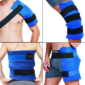 Large Gel Ice Pack & Wrap for Injuries, Swelling, Bruises, Pain Relief - Blue