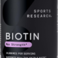 Vegan Biotin 10,000Mcg with Coconut Oil for Skin and Keratin Support - 120 Softgels (4 Month Supply)