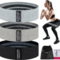 Resistance Bands for Fitness - 3 Levels of Elastic Stretch Bands with Carry Bag for Home Workouts and Therapy
