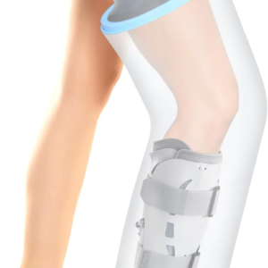 Premium Adult Leg Cast Cover for Shower – Waterproof Protection for Injuries, Burns & Wounds – Reusable Full Leg Design (43.5"x20"x9.8")