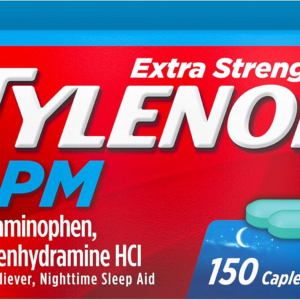 Tylenol PM Extra Strength Nighttime Pain Reliever & Sleep Aid - 150 Caplets