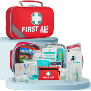 Versatile Safety Ensemble: Comprehensive 215-Piece First Aid Solution & Handy 43-Piece Mini Kit