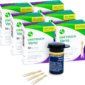 Verio Precision Diabetic Test Strips Bulk Set - 180 Count for Advanced Glucose Monitoring | 6 Packs of 30