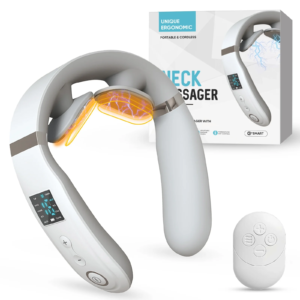 Exclusive Lymphatic Drainage Neck Massager: Heated Deep Tissue Relaxation