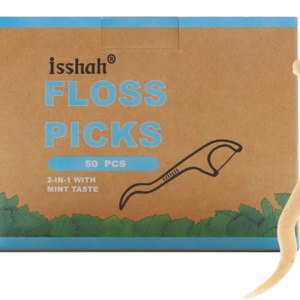 Purely Natural Flossing Picks: 200 Mint-Infused, PETA-Approved Selection