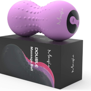 Purple Pro Recovery Tool - Foam Roller Lacrosse Ball with Heating & Vibration for Deep Tissue Massage