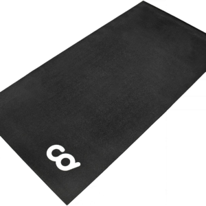 Bike Trainer Floor Mat for Stationary Bike or Gym Flooring Equipment - High Density Waterproof Mat