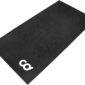 Bike Trainer Floor Mat for Stationary Bike or Gym Flooring Equipment - High Density Waterproof Mat