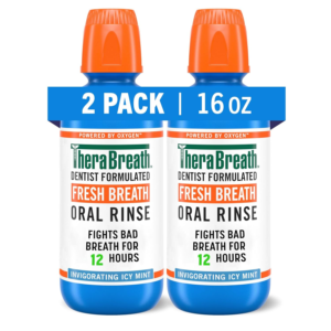 Polar Mint Bliss: 2-Pack of Alcohol-Free Mouth Care